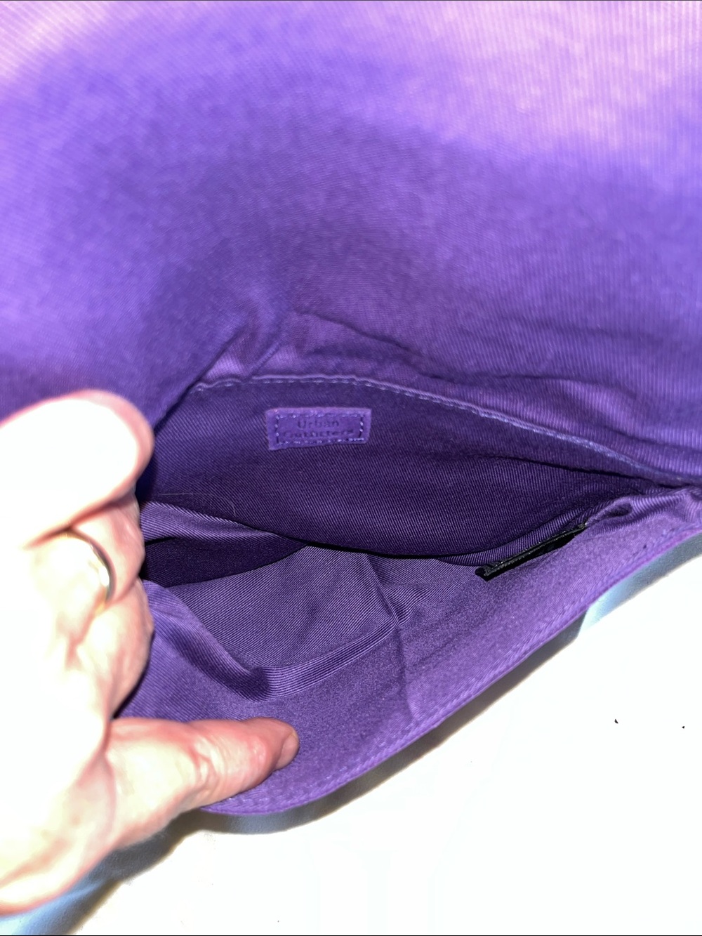 Urban Outfitters Purple Suede Crossbody - Picture 6 of 8